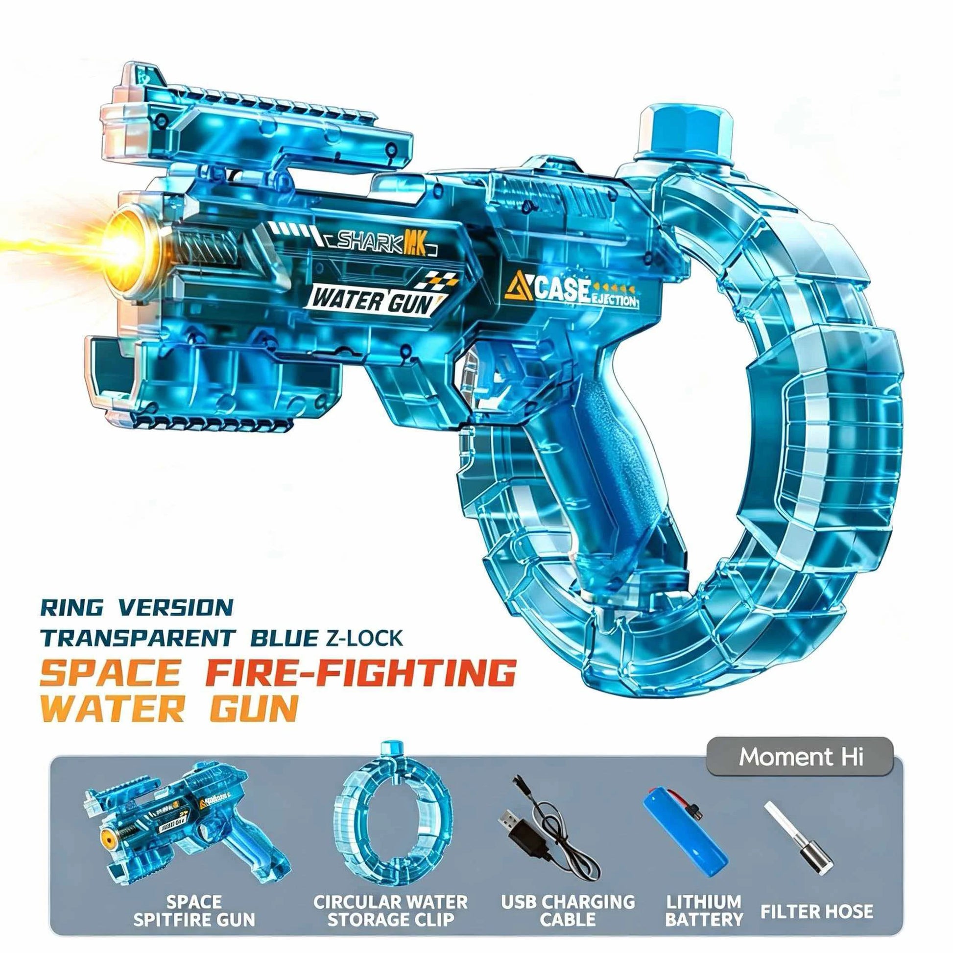 Exciting Automatic Electric Water Gun with Sensor Lights - Perfect for Summer Outdoor Fun!