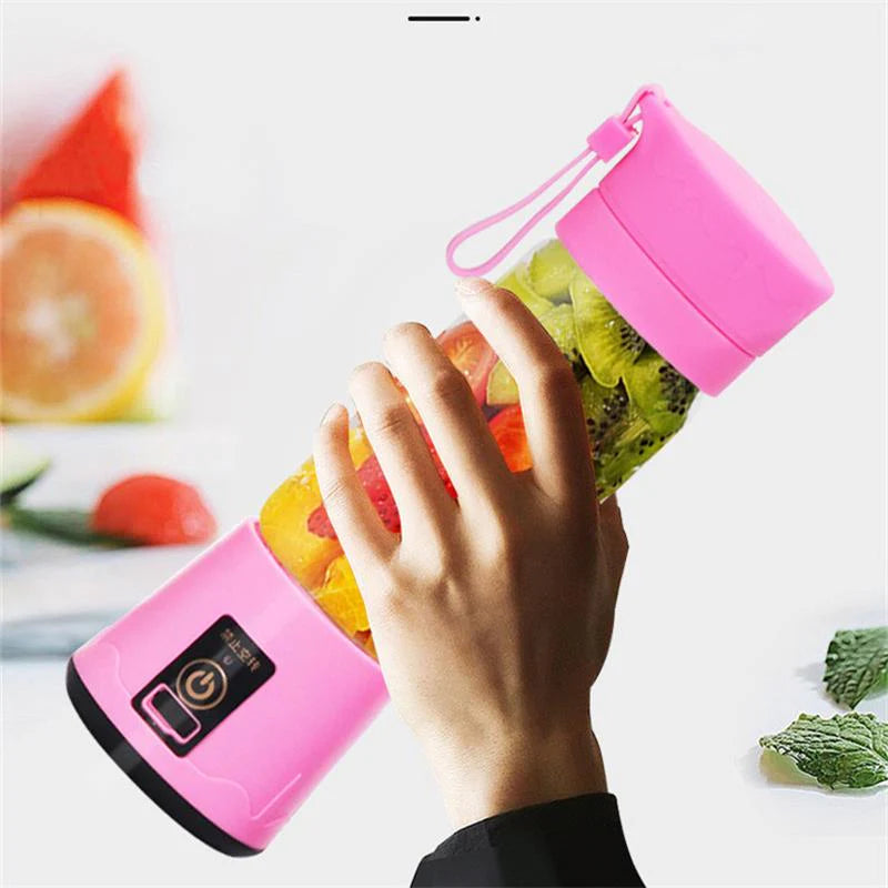 Elevate Your Smoothie Game with Our USB Rechargeable Mini Portable Blender - Perfect for Juices and Milkshakes!
