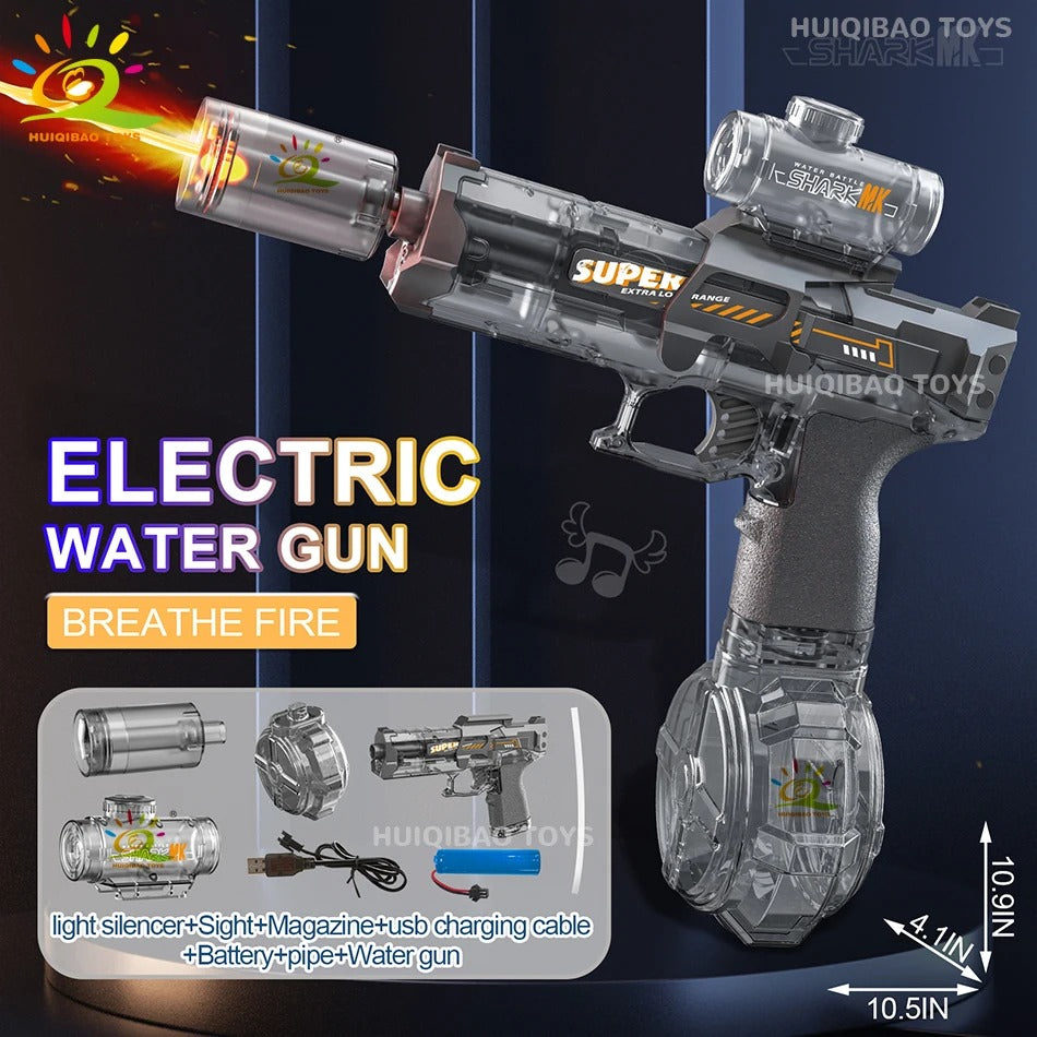 Exciting Automatic Electric Water Gun with Sensor Lights - Perfect for Summer Outdoor Fun!