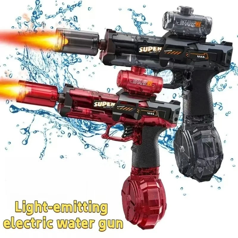 Exciting Automatic Electric Water Gun with Sensor Lights - Perfect for Summer Outdoor Fun!