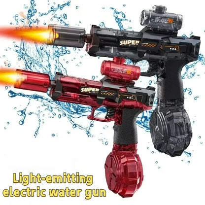 Exciting Automatic Electric Water Gun with Sensor Lights - Perfect for Summer Outdoor Fun!
