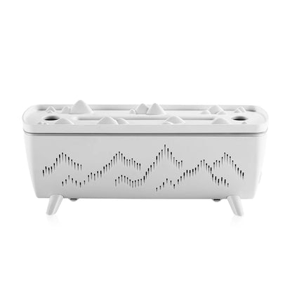 Elevate Your Space with the Flame Effect Dual Nozzle Aroma Diffuser - Jellyfish Mist Essential Oil Diffuser for Home, Office, and Bedroom