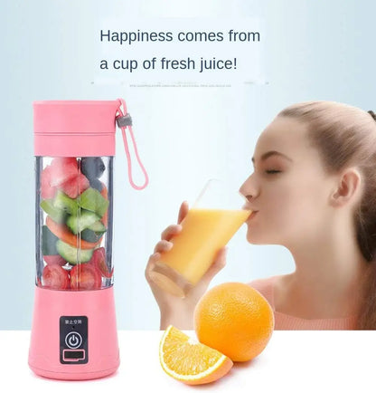 Portable Mini Electric Juicer USB Rechargeable Smoothie Maker Blender Automatic Fruit Juice Extractor for Orange Lemon Milkshake Kitchen Gadget