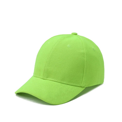 Summer Children Peaked Caps Students Kids Baseball Cap Boy Girl Solid Color Cotton Adjustable Hats Snapback Hip-Hop Sun Hat