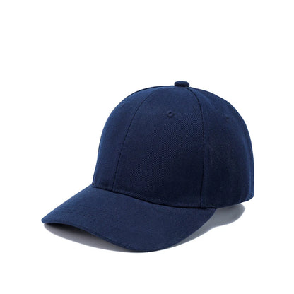 Summer Children Peaked Caps Students Kids Baseball Cap Boy Girl Solid Color Cotton Adjustable Hats Snapback Hip-Hop Sun Hat