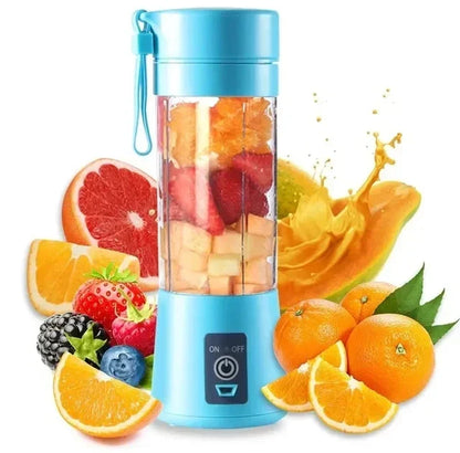 Portable Mini Electric Juicer USB Rechargeable Smoothie Maker Blender Automatic Fruit Juice Extractor for Orange Lemon Milkshake Kitchen Gadget