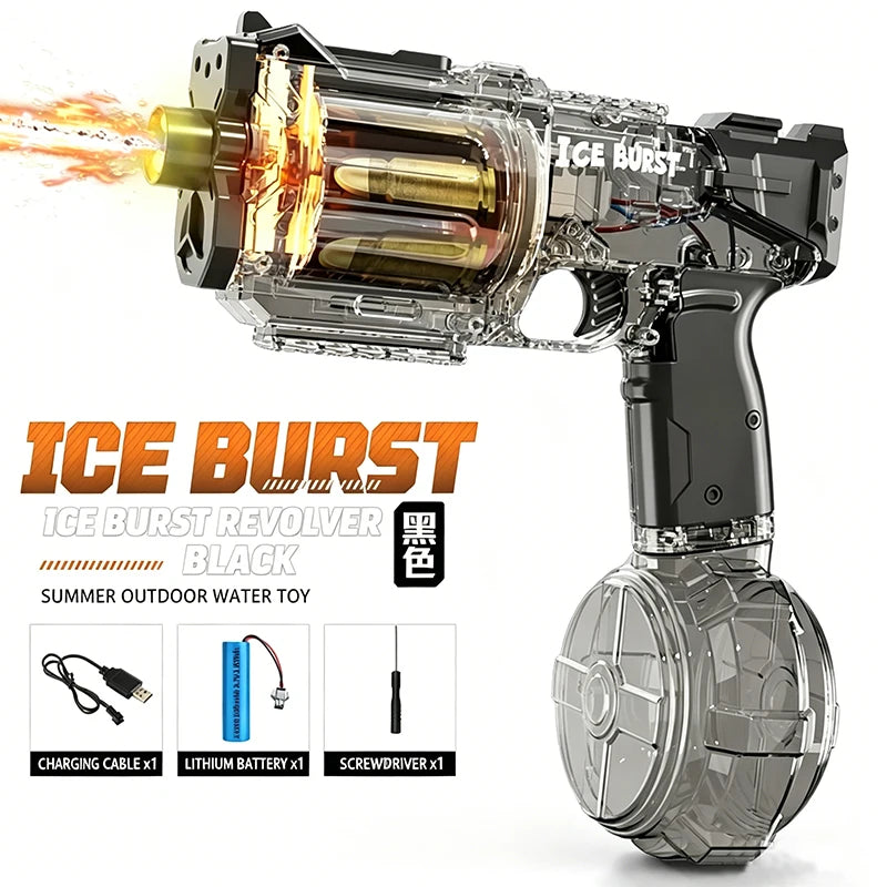 Exciting Automatic Electric Water Gun with Sensor Lights - Perfect for Summer Outdoor Fun!