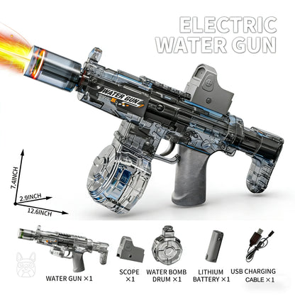 Exciting Automatic Electric Water Gun with Sensor Lights - Perfect for Summer Outdoor Fun!